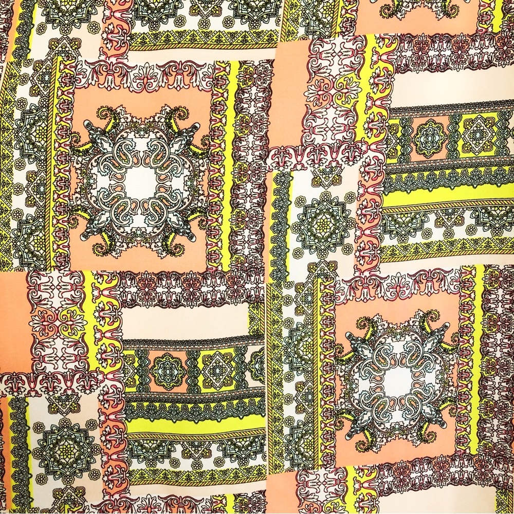 Cato Colorful Mandala Patchwork Print Pull-On Max… - image 6